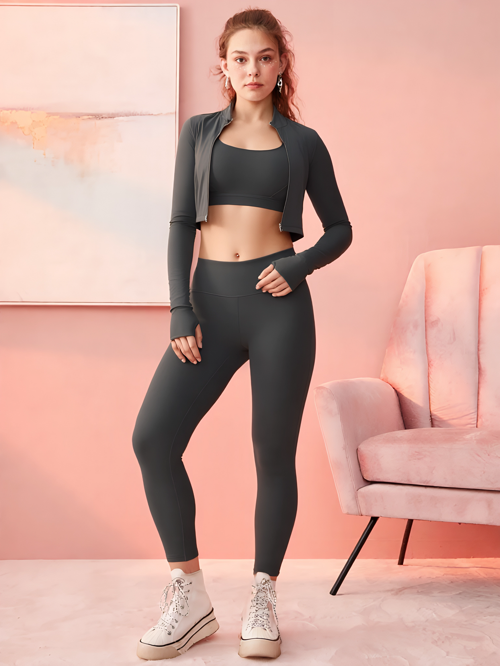 LEGGING GRY